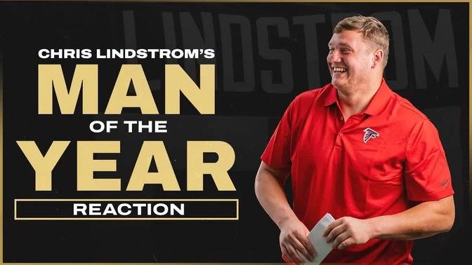 Chris Lindstrom Is The Atlanta Falcons Walter Payton Man Of The