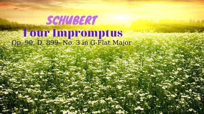 Schubert Four Impromptus Op D No In G Flat Major