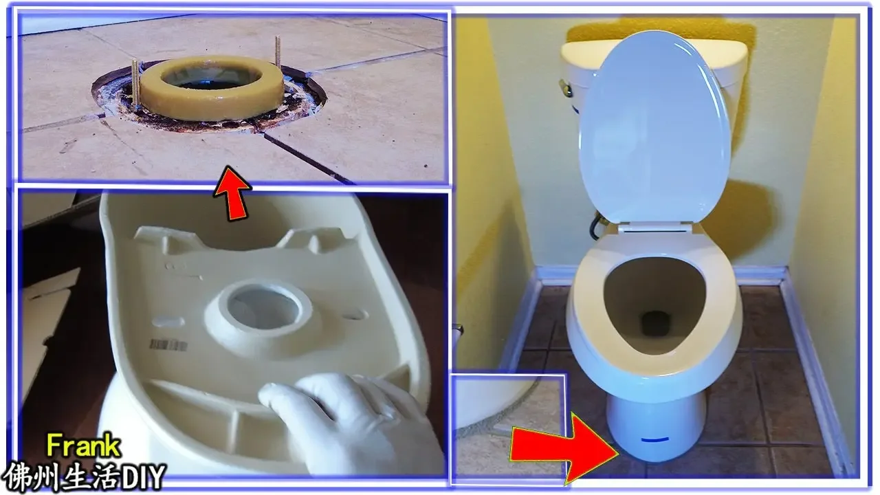 DIY 如何安裝馬桶 | 如何拆除馬桶 | 爲何有點用水泥密封有的用玻璃膠 | 细节分享【Frank 佛州生活DIY】