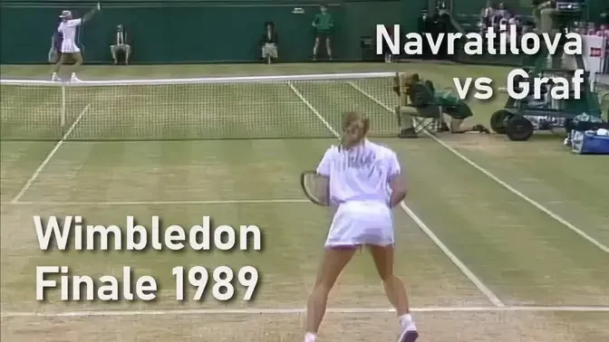 Wimbledon Finale 1989 - Martina Navratilova vs Steffi Graf highlights