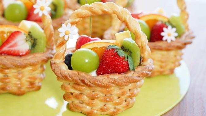 -Mini Fruit Pie Recipe _ Homemade Pie _ Fruit basket pie _ Special Lemon Cream.