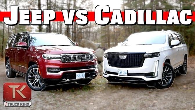 Big $$$ Showdown: Cadillac Escalade vs Jeep Grand Wagoneer - Battle of the $100K Monster SUVs