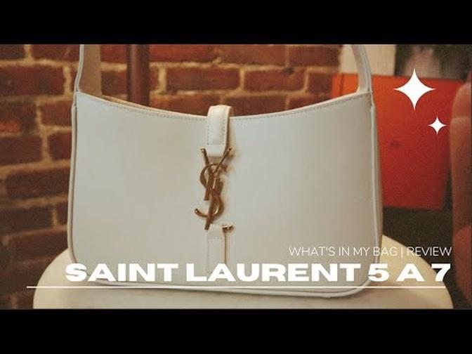 Saint Laurent 5 a 7 Handbag Review ｜ YSL ｜ First Impressions, What's in My Bag
