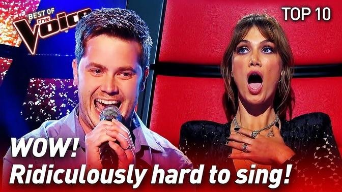 TOP 10 | HARDEST SONGS To Sing In The Blind Auditions Of The Voice ...