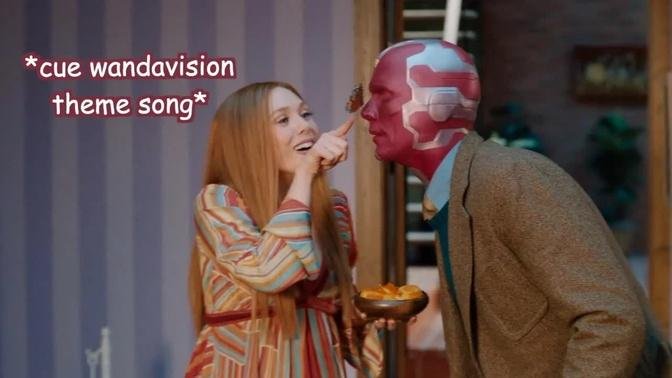 wanda and vision being an *unusual couple*