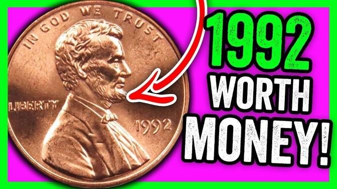 SEARCHING FOR SUPER RARE 1992 PENNIES WORTH MONEY - VALUABLE PENNY COINS!!