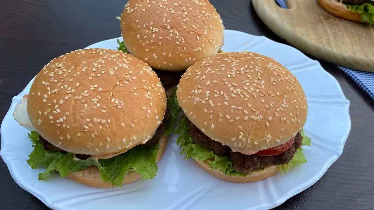 JUICY BEEF PATTY BURGER RECIPE | Beef Burger Recipe | Patty Burger | Smash Burger 🍔