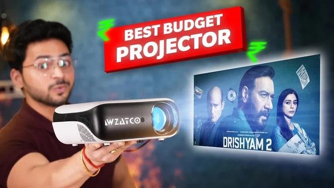 Best Projector Under Rs 10,000/- 🔥 | Wzatco Yuva Full HD Projector | 200 Inch Projector 🚀