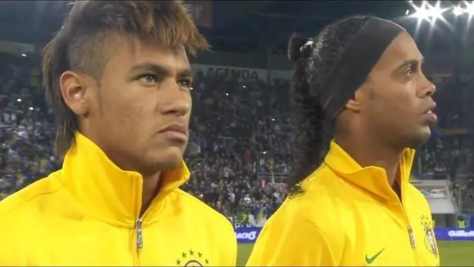 Ronaldinho & Neymar Jr Unforgettable Match for Brazil