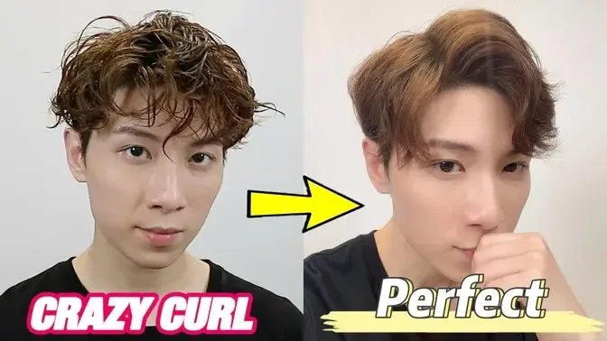 HOW _ Style Crazy Curly Hair + 16 Hair Tips _ Korean Hairstyle Tutorial 捲曲頭髮