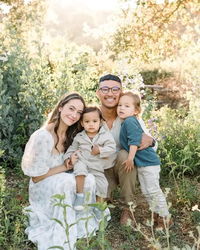 Mr. and Mrs. Delarosa with their two children. (Courtesy of <a href="https://www.instagram.com/vlentine/?hl=en">Vanessa Lentine Photography</a>)