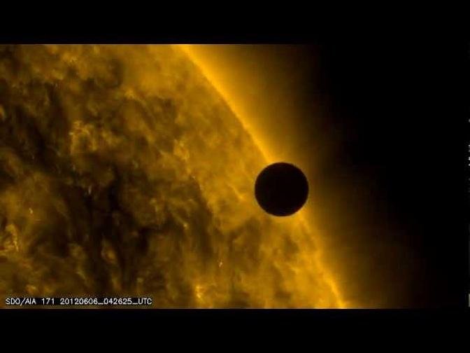 NASA SDO - Transit Of Venus, Egress, 171 Angstrom