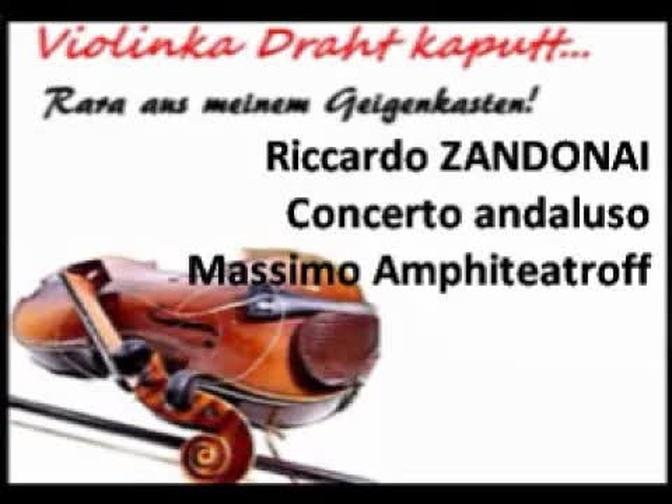 Ricardo Zandonai Concerto andaluso