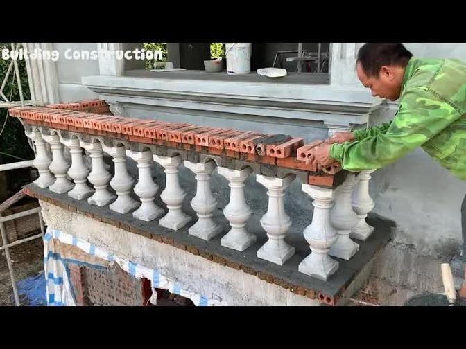 The Most Accurate Technique For Installing Precast Concrete Balustrades At The Foot Of The Window