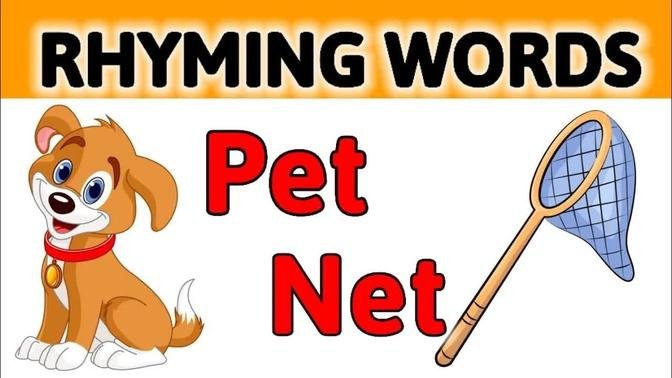 Rhyming words | Rhyming words for kids | Learning Videos For kids | Educational videos for kids