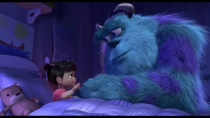 Touching Goodbye Scene - Monsters Inc (Boo & Kitty)