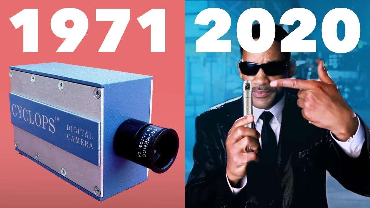Evolution & Decline of Digital Cameras  1971 - 2020