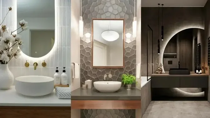 Top 100 Small Bathroom Design Ideas 2023 | modern bathroom mirrors design
