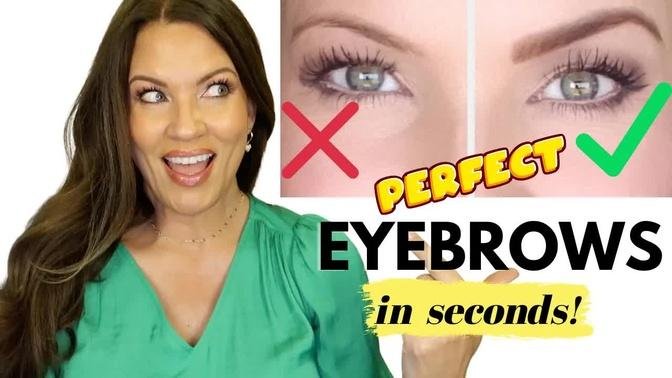 Easy Brow Hack The Best Eyebrow Makeup Tutorial Ever Mature Thin Sparse Brows 