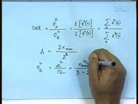 Lecture - 4 Quantizers for Speech Signal