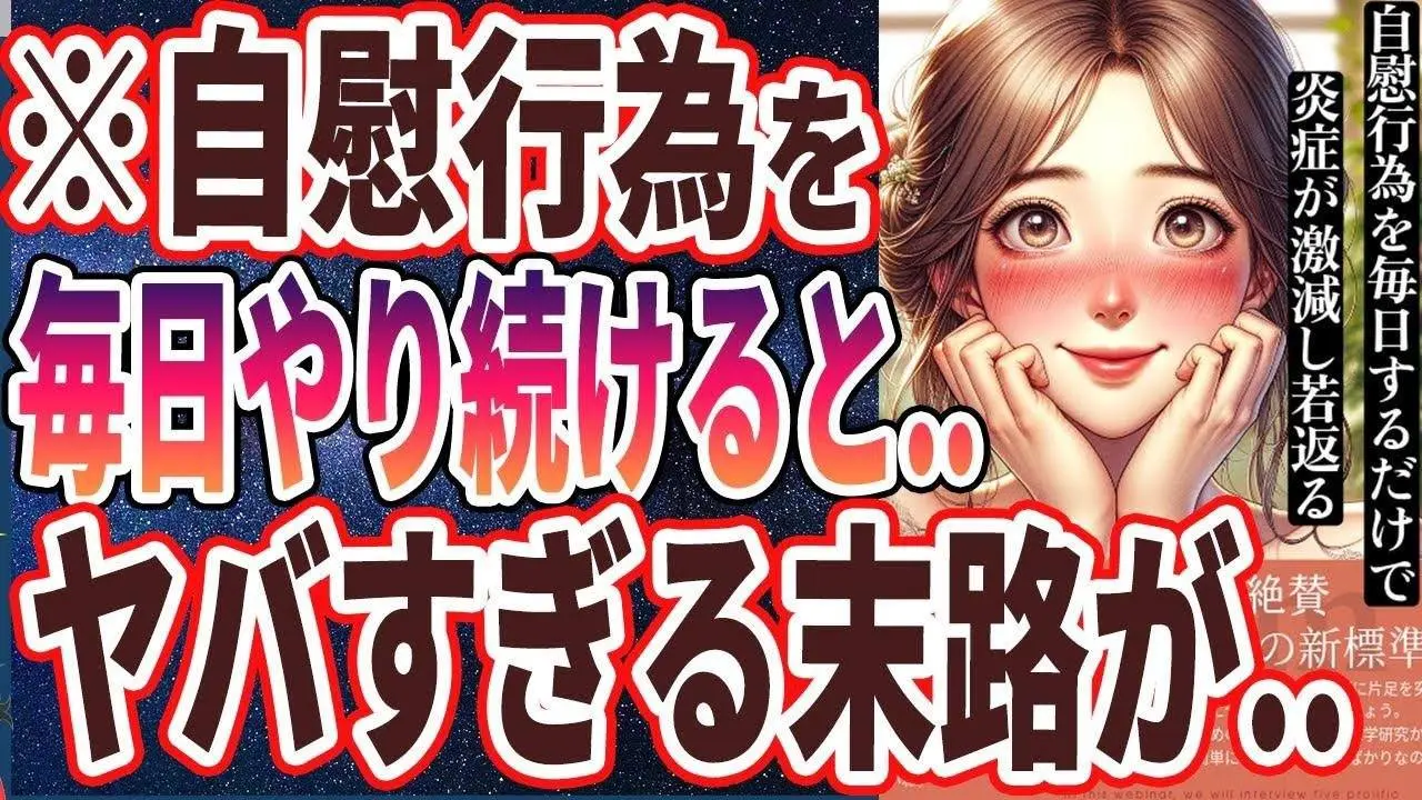 【医者が廃業する】「自慰行為を毎日やり続けると、体に起こる変化がヤバすぎた...」を世界一わかりやすく要約してみた【本要約】