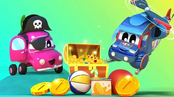 Find the PIRATE TREASURE with SUPERTRUCK! | Super Truck | Car City World  App| Cars World For Kids