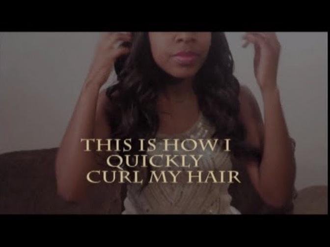 How I Quickly Curl My Hair! (PLEASE WATCH IN 720HD!)