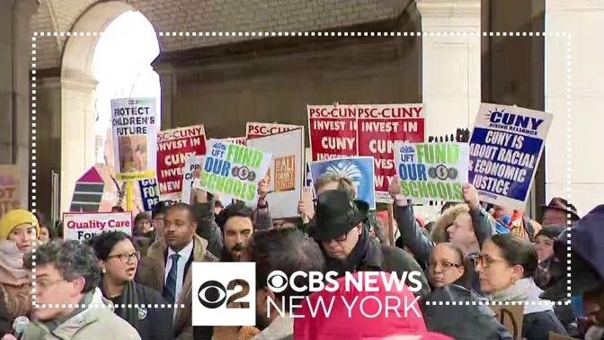 Rally held against proposed NYC budget cuts