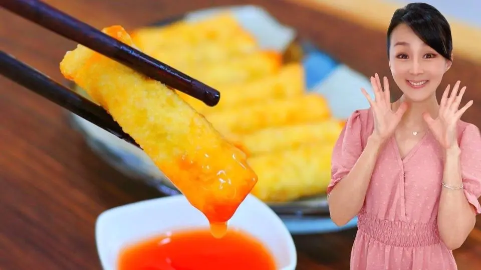 餛飩皮炸春卷做法～迷你春卷～酥脆美味～一看就會！【美食天堂】