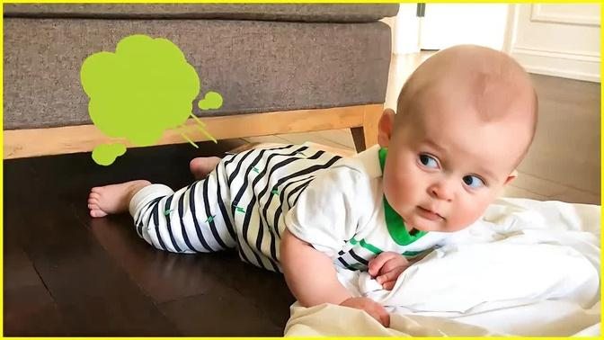 Funny Moments Cute Babies Fart - Hilarious Baby