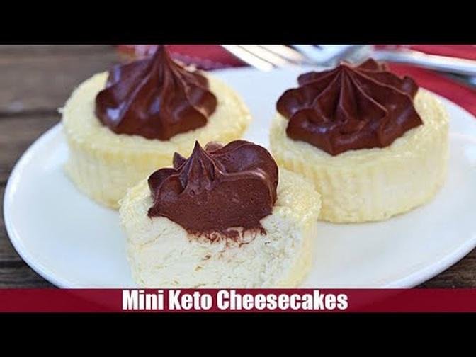 Keto Mini Cheesecakes