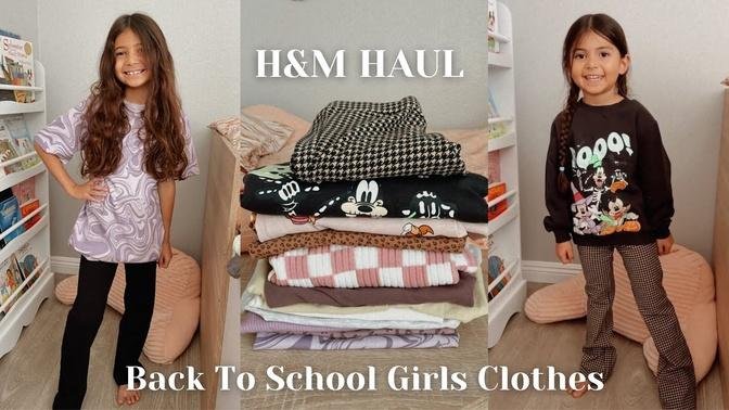 H&M Back To School Girls Clothing Haul 2022