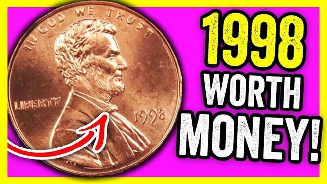 LOOK FOR THIS 1998 PENNY WORTH MONEY - VALUABLE PENNY COINS TO LOOK FOR IN POCKET CHANGE!!
