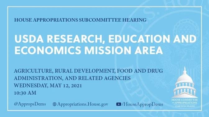 USDA Research, Education and Economics Mission Area (EventID=112608)
