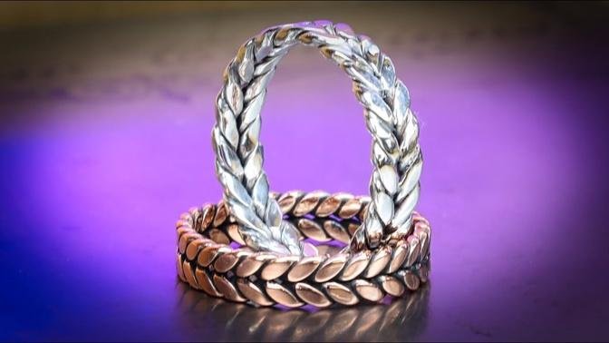 How to Make This Dual Twisted Ring With Basic Tools