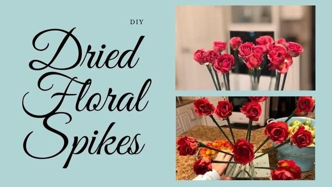 How To Attach Stems to Dried Flowers