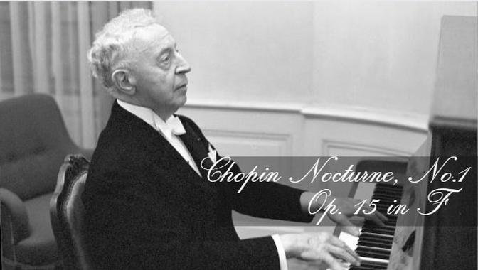 Arthur Rubinstein - Chopin Nocturne Op. 15, No. 1 in F