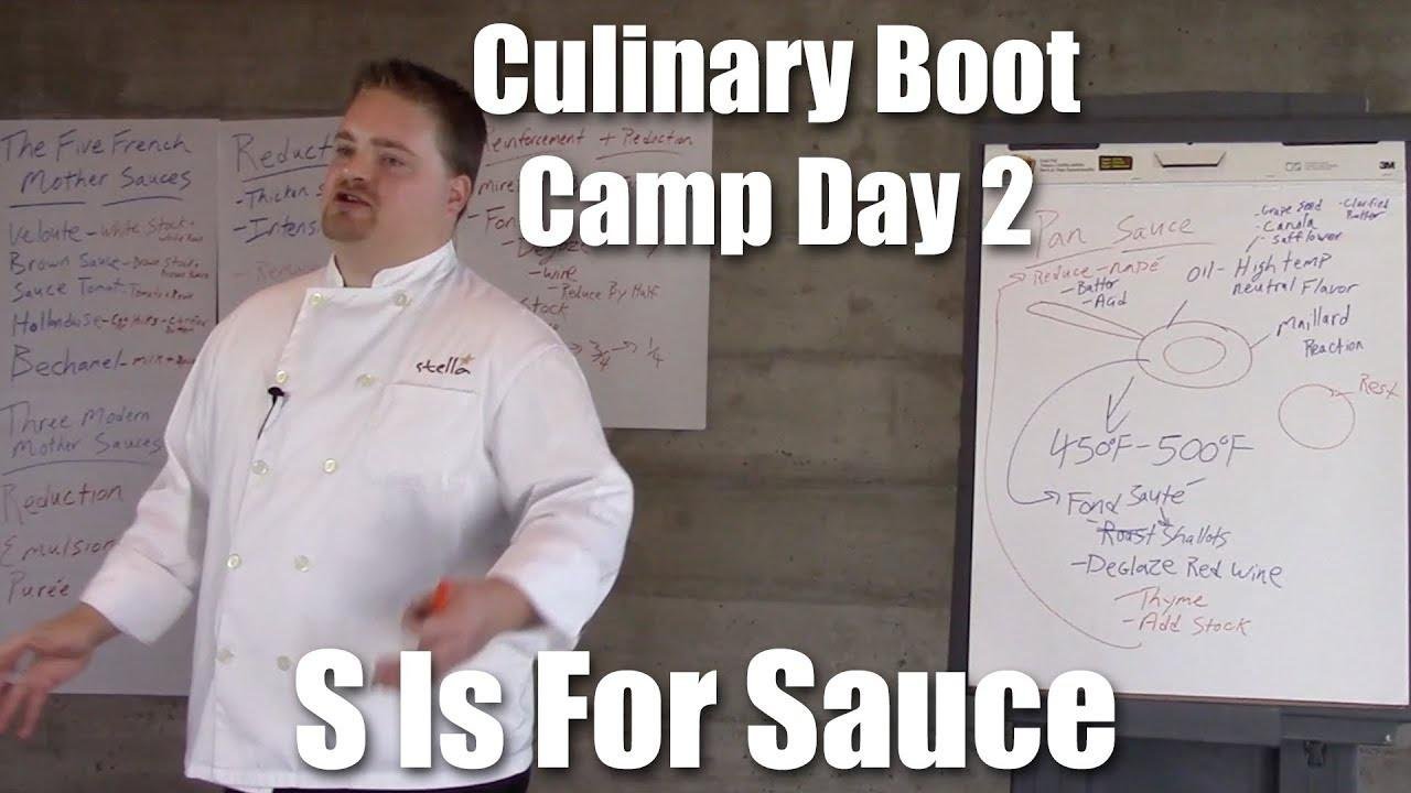 S is for Sauce | Culinary Boot Camp Day 2 | Stella Culinary School