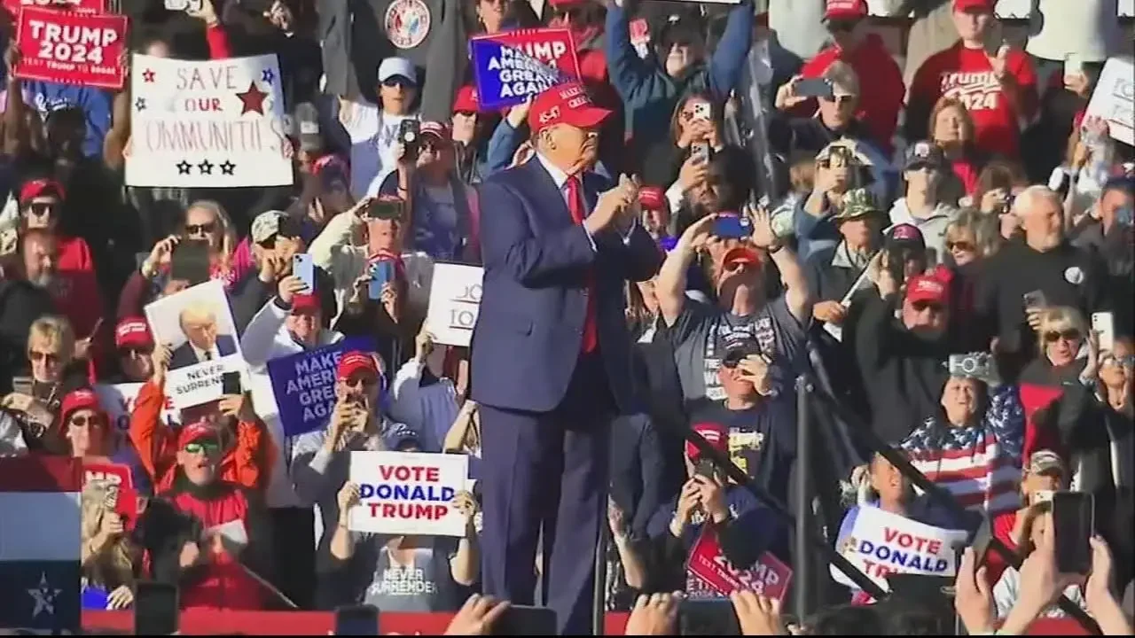 Nearly 100,000 people pack Wildwood beach for Donald Trump rally