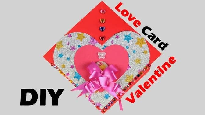 How to Make Valentine Card ❤️ Pop Up Love Card - Easy Valentine Card Making ❤️ | SoAm Crafts