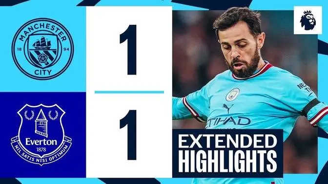 Extended Highlights | Man City 1-1 Everton | Haaland scores in final ...