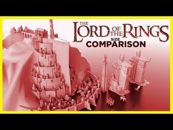 ⚔️ The Lord of The Rings ｜ Real Scale in 3D ⚔️