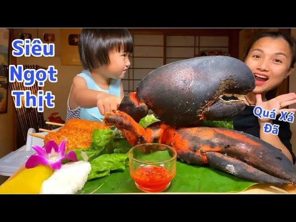 Quá Xá Đã Càng Tôm Hùm Siêu To & Phô Mai Xiên Que Chấm Muối Ớt #707
