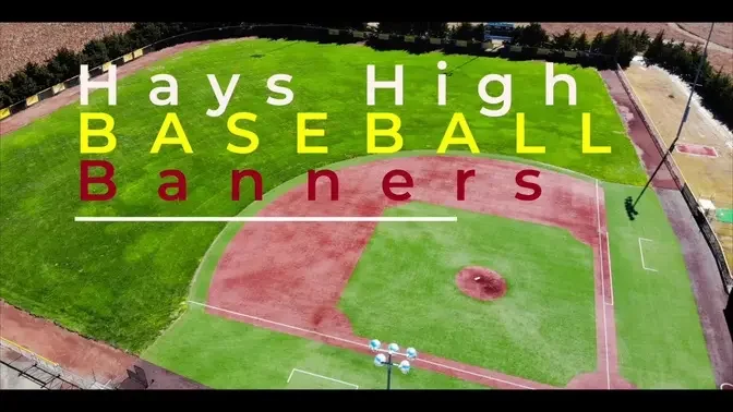 Hays High Baseball Banners ad