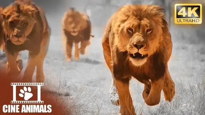 STRONGEST LIONS OF LUANGWA VALLEY - Lion Documentary 4K Ultra HD