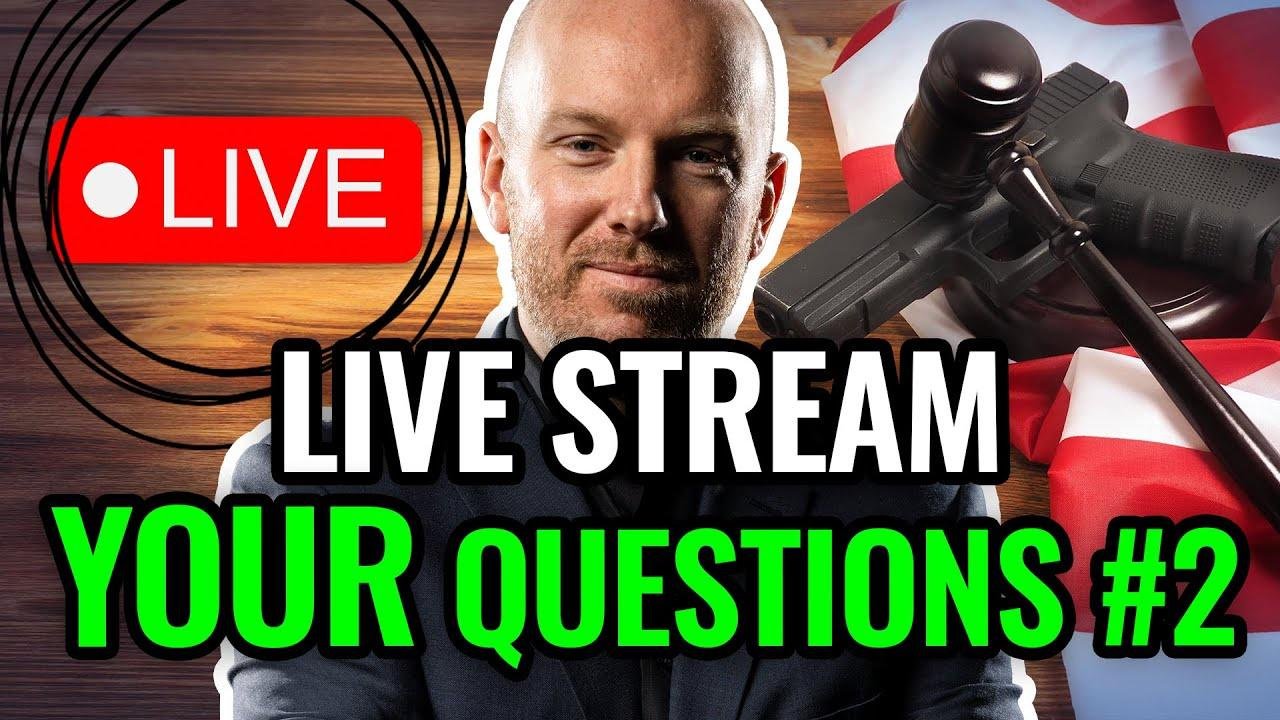 Law Livestream!  DeWilde and more.  Bring your questions!