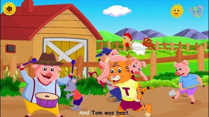 Tom Tom The Piper Son _ Nursery Rhymes & Lullabies with Lyrics ...