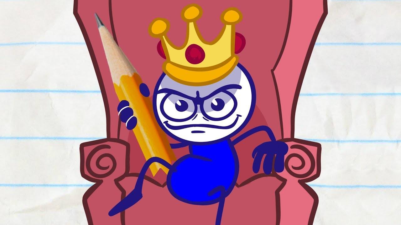 Turn That Crown Upside Down | Pencilmation Cartoons!