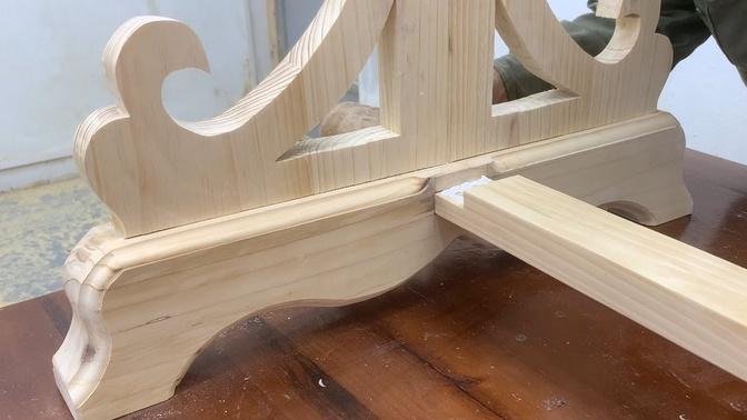 Ingenious Skills For Crafting Woodwork Art By Carpenter - Unique Japanese Design Tea Table