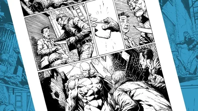 Drawing a Comic Page with @DavidFinchartist